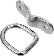 Zerodeko D-ring Tie down Anchor for Trailer Truck Bed Pickup Camper Black Heavy Duty D-type Pull Ring Fastening Buckle