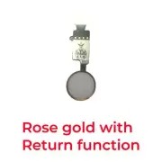 iPhone 7, 7 Plus, 8, 8 Plus Universal Home Button, ROSE GOLD WITH RETURN HOME