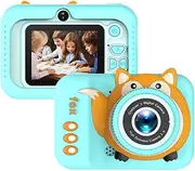 Kcolly 720P Digital Camera Cute Kids Camera 20MP Children Camera Kids Selfie Camera for Boys and Girls 4X Digital Zoom 2.0-inch IPS Screen Dual Lenses Birthday Gift Festival Gift Great Childe