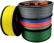 LLEIIshen 300-500M Flat Abrasion Resistance and Smootheness 12Strands Fishing Line 0.14-0.4mm Diameter Higher Cord/1842
