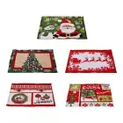 Christmas Placemat Place Mat Coasters Winter Dining Table Mat Table Mat for