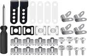 Hard Hat Spare Parts Kit | Football Softball Hockey Helmet Repair Set - 31X Replacement Accessories with J Clips, Sports Equipment Fix, Secure Fit for Protective Headgear