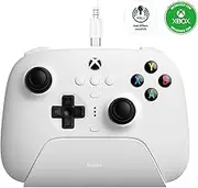 8BitDo Ultimate 3-mode Controller for Xbox, Hall Effect Triggers and Joysticks, Compatible with Xbox Series X|S, Xbox One, Windows, and Android - Officially Licensed (White)