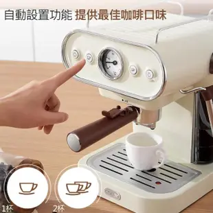 【Osner 韓國歐紳】Dmo半自動義式雙膠囊咖啡機(美式/義式/Nespresso & Dolce Gusto 都可以沖！)