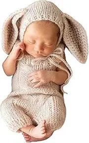 Rabbit Baby Photography Outfits,Animal Costume Bunny Hat Photoshoot Props Baby Outfits | Photoshoot Props, Comfortable Baby Cosplay Photo Props Outfit for Holiday