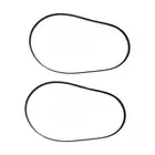 2Pieces Universal Automatic Bread Maker Machine Belt PU Drive Belt Black