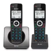 AT&T GL2101-2 DECT 6.0 2-Handset Cordless Home Phone with Block Caller ID Ful...