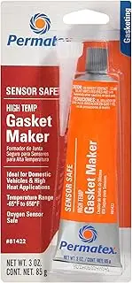 Permatex 81422 High Temp Sensor-Safe RTV Silcone Gasket Maker, 85 g