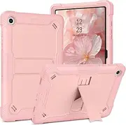 [Telaso] for Samsung Galaxy Tab A9+ Case with Kickstand 11 inch 2023 (SM-X210/X215/SM-X216), Galaxy Tab А9 Plus Case for Kids, Heavy Duty Shockproof Protective Tablet Cover, Pink