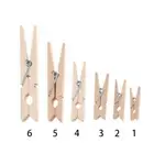 Airer Dry Line Wood Clips Clothes Pegs Pine Wooden Clothespin Photo Paper Pegs