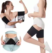 5 in 1 Waist Trimmer for Women Thigh Trimmer Arm Trimmer Sauna Belt Set Weight L