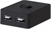 Fahgaer 2 Port USB Switcher Printer Sharing Bi-Directional Switches 2 in and 1 Out or 1 in and 2 Out USB Sharing Switcher USB2.0
