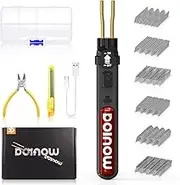 Cordless Plastic Welding Kit, 300pcs Plastic Welder Staples, On/Off Switch, USB-C Charging, Battery Powered Stapler Plastic Welder Repair Kit for Auto Bumper Plastics Repair