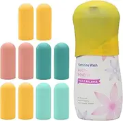 TRANOMOS 8 Pack Silicone Bottle Covers, Travel Essentials for Women Men, Travel Size Toiletries, Cruise Ship Essentials, Accessories Luggage, Travel Must Haves, Elastic Sleeves for Leak Proofing