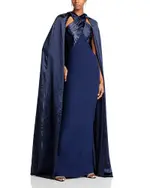 Safiyaa Alara Column Gown & Cape