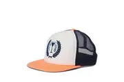 Goorin Mens Totally Radical Summer Baseball Cap Hat Casual Boat - White/Blue/Orange