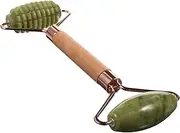 MOTHNUR Jade Roller Eye Tool Massage Therapy Stick Guasha Eye Tool Massage Rocks Metal Quartz Roller for Face Elf Skincare Stainless Steel