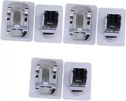 Shower Head Holder, 6 pcs Hook up Vacuum Stand Bathing Accessories Bidet Sprayer Shower Sprayer Bracket Shower handset Holder Shower Wand (Color : Assorted Colorx3pcs, Size : 10X8cmx2pcs)