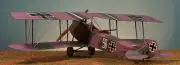 Rumpler C.IV Reconnaissance Aircraft Mahogany Wood Model Small New