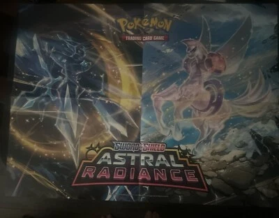 Pokemon Sword & Shield Astral Radiance promo poster DIALGA and PALKIA 18x24 NEW