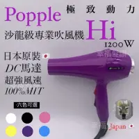 在飛比找蝦皮購物優惠-幸福髮讚 現貨 Popple專業用吹風機 Hi 1200w 