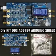DIY KIT DDS AD9959 Shield RF Generator 4 Sync Channels 225MHz @600MHz NO ARDUINO