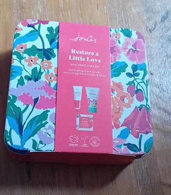 Joules Mini Hand Care Set Soap Hand Cream Hand Scrub