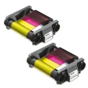 Evolis Badgy CBGR0100C-2pack Color Ribbon for Badgy100 & Badgy200 (2pack - 2 ...