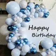 Blue Balloon Arch Garland Kit Baby Shower Birthday Wedding Party Decoration