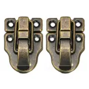 Antique Finish Toggle Hasp Latch Clasp Clip Perfect for 2 Wooden Boxes