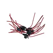 10 Pcs TAG 12V 30Amp In-Line Fuse Holder with Blade Fuse - Water Resistant