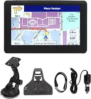[Brilluxa] GPS Navigator for Car, 5in Universal Car Navigator Touch Screen Car GPS System Car Navigator DDR256M 8G MP3 FM Europe Map for Truck Bus