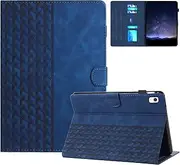 iPad 10th Generation 10.9 inch 2022 Case Premium PU Leather with Magnetic Clasp, Card Holder, Auto Wake and Sleep Tablet Case, Shockproof Multi-Angle Adjustable Bracket Case for iPad 10 Gen, Blue