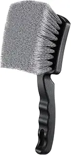 Tire Brush - Scrub Wheel Brush for Car Detailing - Short Handle Detailing Tools, Long Bristle Cleaning Supplies Scrubber for Carpet Floor Mat Rim Scrubbing