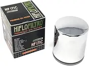 HIFLO Oil Filter HF171C Chrome - Compatible with Harley Davidson - Replaces 63731-99 / 63798-99