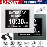 8inch Digital LED Calendar Dementia Clocks LCD Display Large HD Screen Home