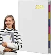 Planner Notebook - Business Notebook,Calendar 2025 Notebook A5 Hardcover Executive Planner Daily Notebook