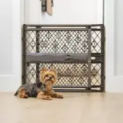 MYPET North States Paws Portable Pet Gate: 26-40" Wide. Pressure Mount. No Tools