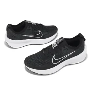 【NIKE 耐吉】慢跑鞋 Wmns Interact Run 女鞋 黑 白 針織 回彈 運動鞋(FD2292-003)