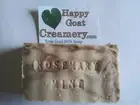 ROSEMARY MINT GOAT MILK SOAP HAPPY GOAT CREAMERY ROSEMARY PEPPERMINT RED CLAY