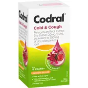 Codral Cold & Cough Pelargonium Root Oral Liquid 100mL