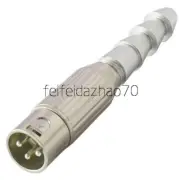 3XLR Connector Machine Attachements Adapter for 12mm Diameter Interface DIY