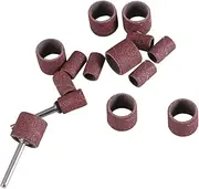NUOBESTY Upgrade Your Nail Drill 14pc Sandpaper Ring Set for Acrylic Gel Natural Nails