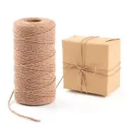 Natural Jute Twine, 328 Feet Twine String, Brown String Jute Rope for DIY Art...