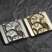 Ginkgo Biloba Leaf Camera Hot Shoe Cover Brass Cupronickel For Nikon Fujifilm