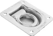TIDTALEO Trailer Tie Down Anchor Auto Reset Flush Boat Floor Handle Recessed Pull Ring for Box Trucks