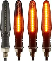 Turn Signal Indicator LED Motorcycle Flasher Light Built Relay 335SMD Motorcycle Turn Signal Indicator Waterproof (Size : Multi-Colored)