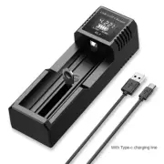 LCD Display Smart Battery Charger for Li-Ion Battery 18650 AA/AAA/C/SC/F6 Case
