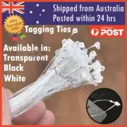 5" Easy Snap Loop Lock Pin Garment Tagging Retail Label Tie Fastener No Tag Gun