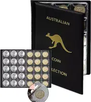 Coin Collection Book,Coin Collection Holder Album for Collectors,Coin Albums Pen